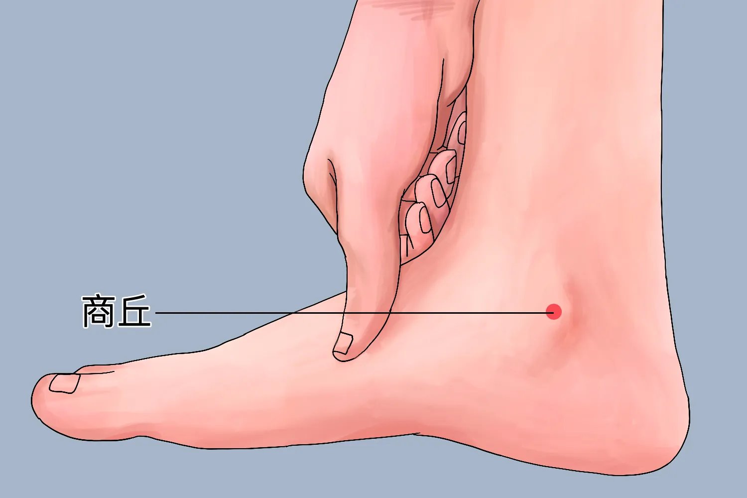 人体自带消炎正确位置