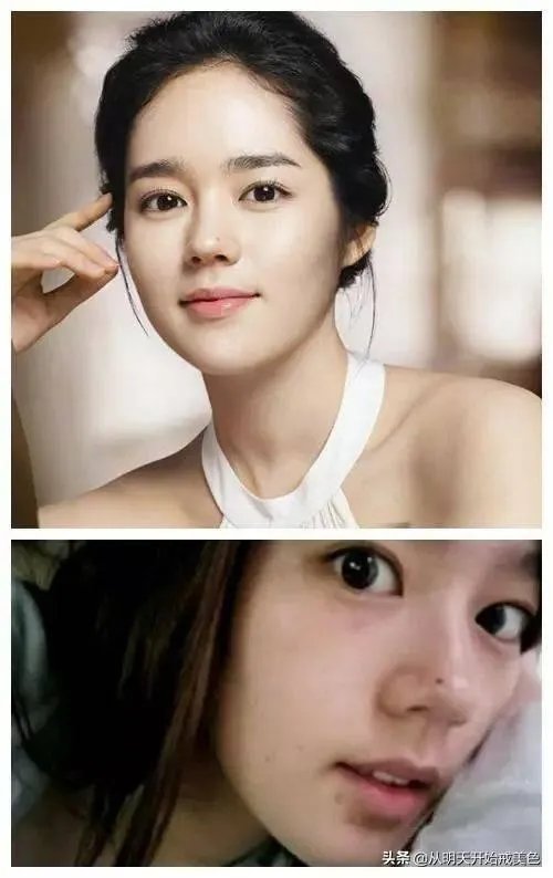 韩国女星素颜差别大吗？