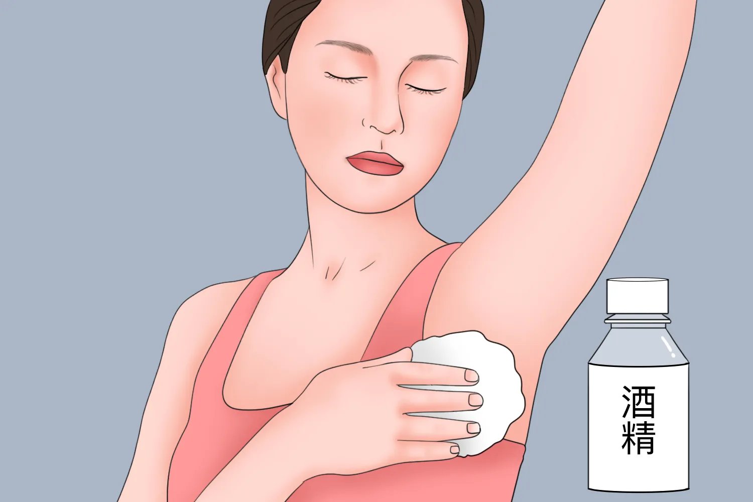 酒精擦身退烧正确部位图片