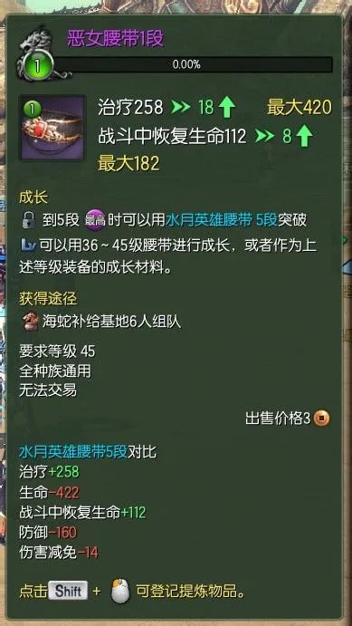 剑灵恶女腰带成血浪鲨湾开荒必需品