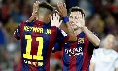 巴萨6-1埃瓦尔时梅西完成大四喜？