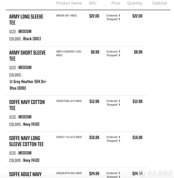 中邮海外购 soffe官网 美军PT运动衣 9天到手