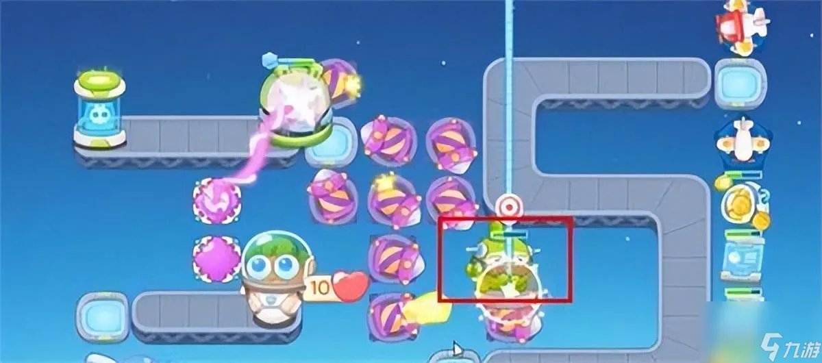 保卫萝卜挑战32关攻略图解 太空穿越攻略