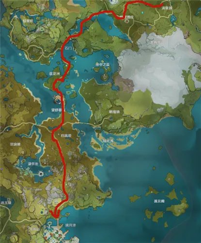 原神璃月港怎么去 璃月港地图在哪