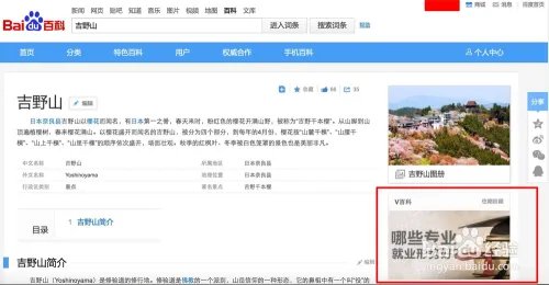 怎么打开百度百科V百科？