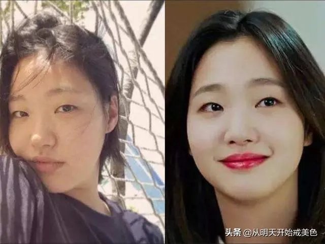 韩国女星素颜差别大吗？