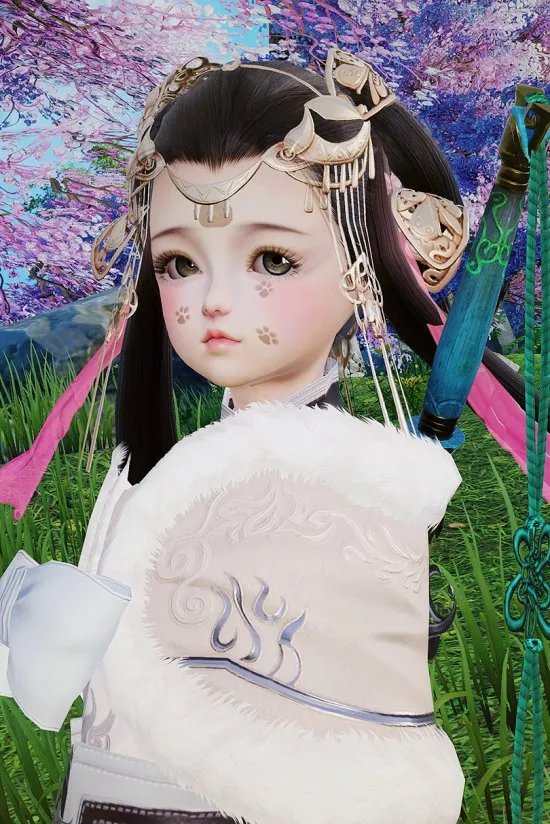 剑网3重制版萝莉捏脸 萌系萝莉脸数据分享