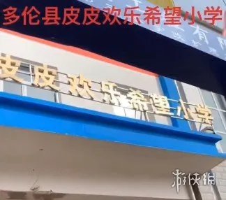 PDD希望小学完工 现代化设施齐全校名还很皮！
