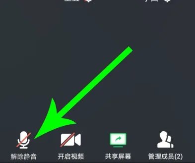 腾讯会议静音设置教程
