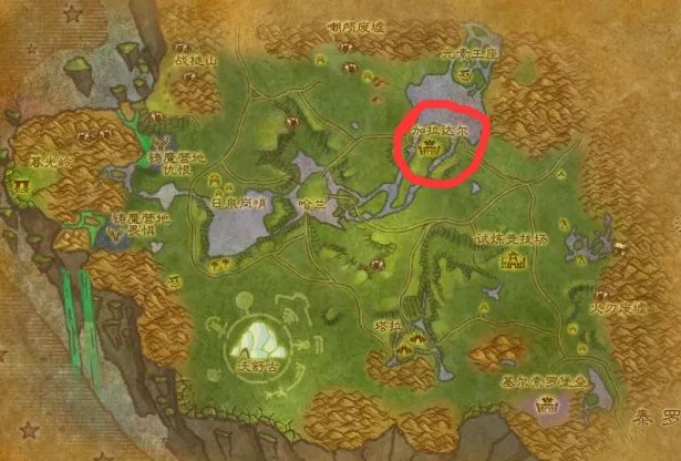 魔兽世界加拉达尔在哪