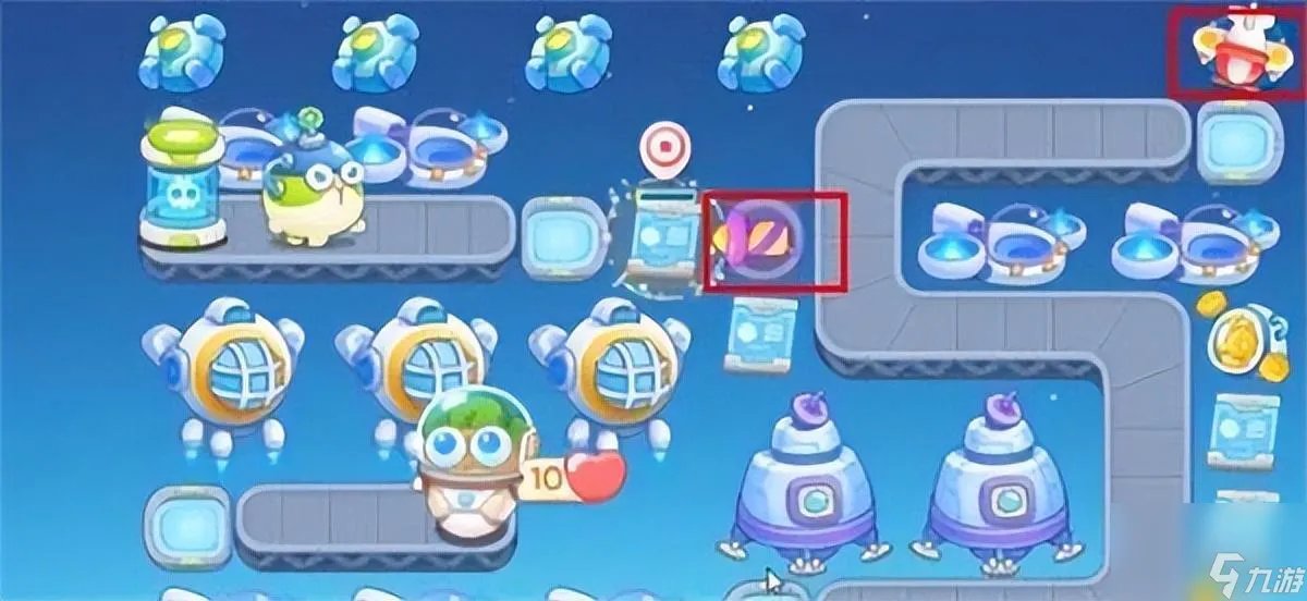 保卫萝卜挑战32关攻略图解 太空穿越攻略