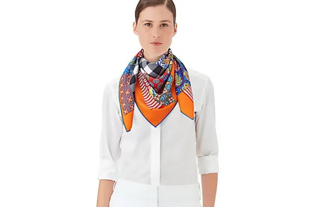 爱马仕丝巾怎么系好看 爱马仕丝巾的系法图解