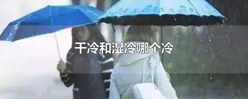 干冷和湿冷哪个冷