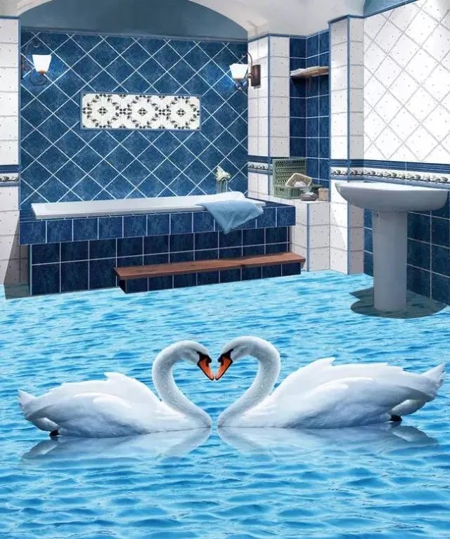 这才叫3D地板,你家的只能叫地面!