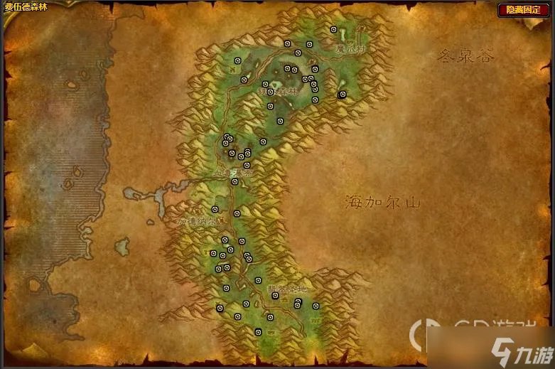 《魔兽世界》怀旧服WLK哀伤苔位置介绍