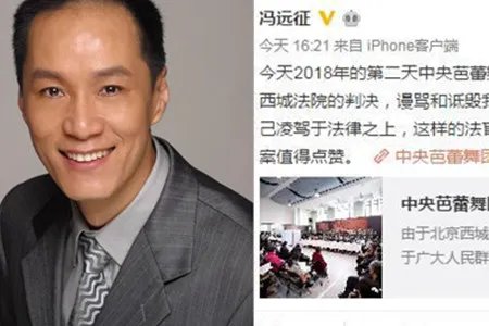 冯远征控诉侵权宣判结果已出  中国芭蕾舞团发长文并不服气