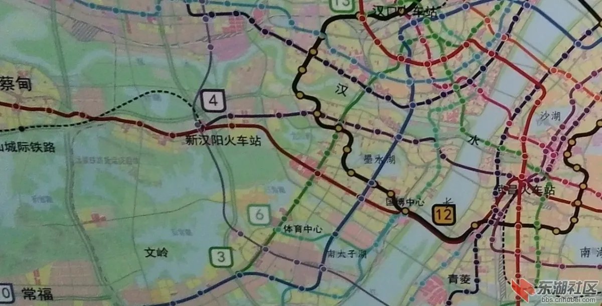 新汉阳火车站的选址