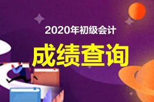 2020初级会计成绩查询入口
