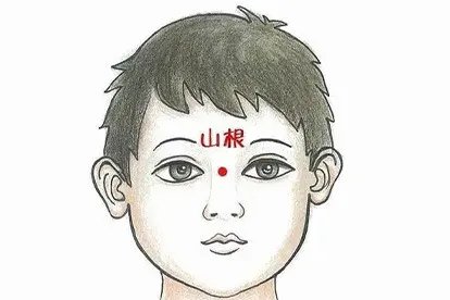 山根的准确位置图和作用