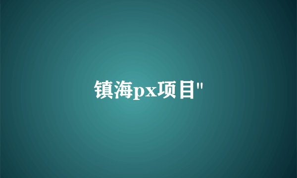 镇海px项目