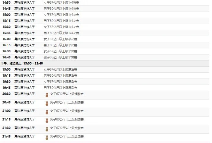 2021东京奥运会7月27日比赛详细赛程 2021东京奥运会7月27日比赛项目