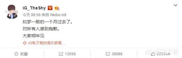 Theshy道歉上了热搜，想听听对IG和shy哥的客观看法，可以吗？