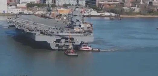 美福特号交付给海军了?