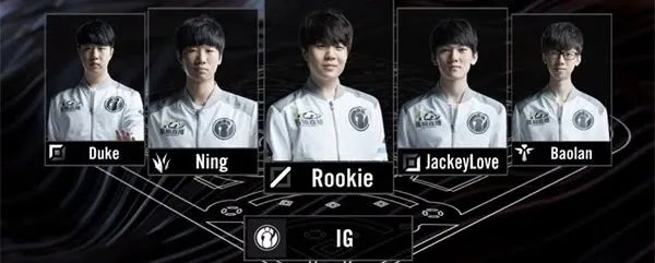 ig阵容几个韩国