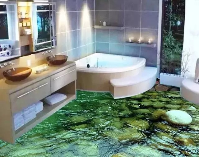 这才叫3D地板,你家的只能叫地面!