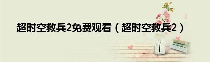 超时空救兵2免费观看（超时空救兵2）