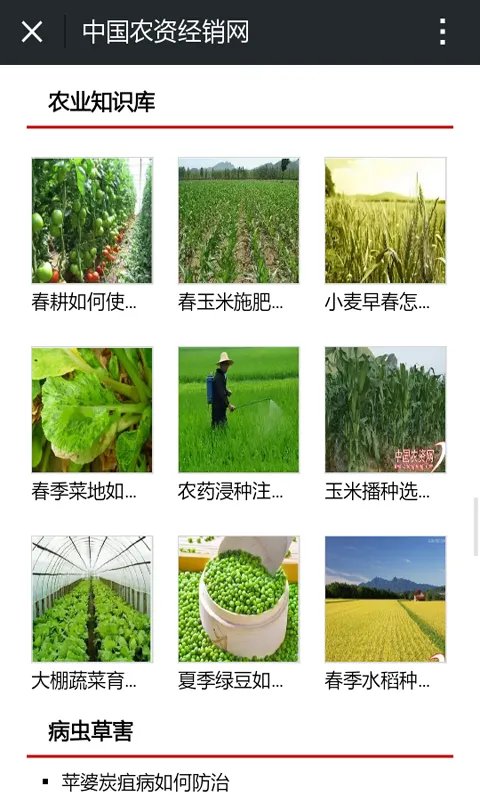 91农资网的“定点”产品解释