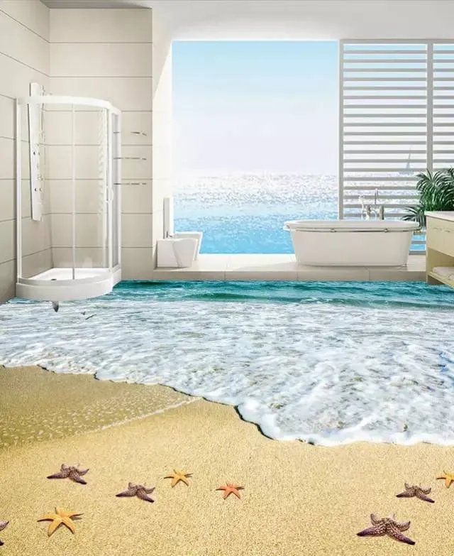 这才叫3D地板,你家的只能叫地面!