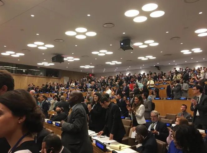 联合国投票禁核是历史上第一次通过此类型的公约吗？