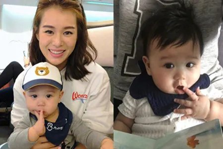 胡杏儿晒儿子萌照 Myolie宣布二胎喜讯