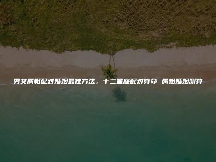 男女属相配对婚姻最佳方法，十二星座配对算命 属相婚姻测算