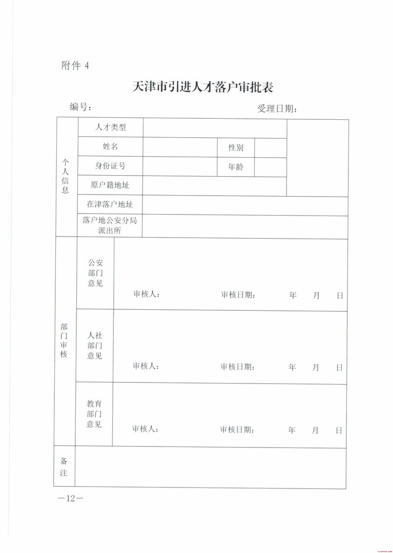 2018天津落户新政策：《天津市人才引进落户实施办法》