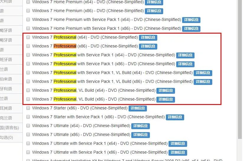 msdn我告诉你win7哪个是专业版