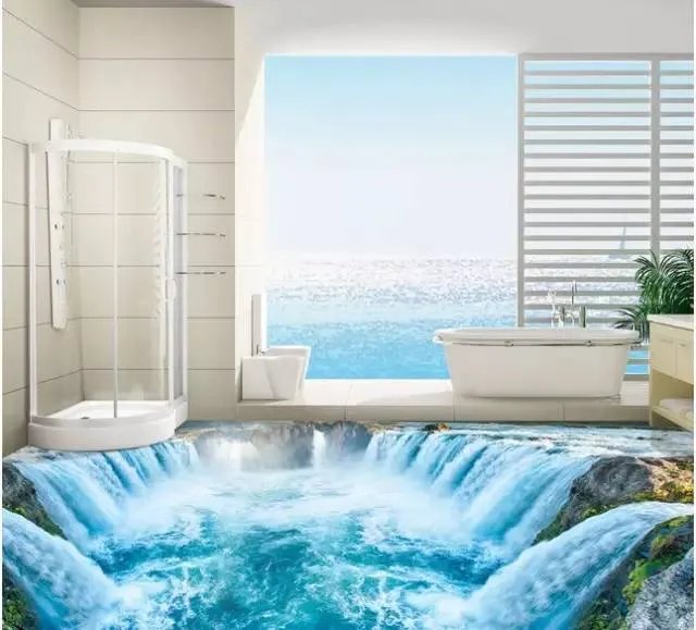 这才叫3D地板,你家的只能叫地面!