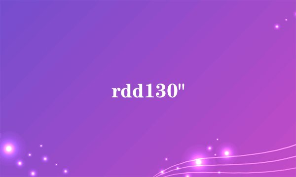 rdd130