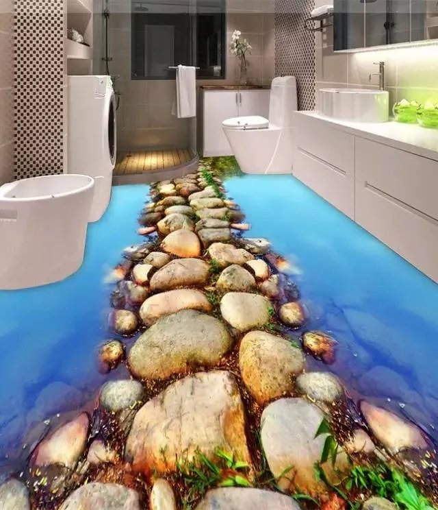 这才叫3D地板,你家的只能叫地面!