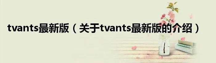 tvants最新版（关于tvants最新版的介绍）