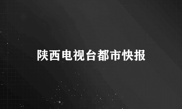 陕西电视台都市快报