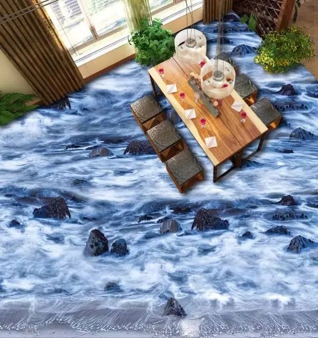 这才叫3D地板,你家的只能叫地面!