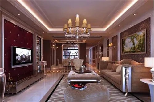 欧式客厅装修效果图 豪华欧式客厅设计为你家装保驾护航