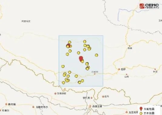 西藏日喀则地震怎么回事 两次地震分别为5.8级和3.9级