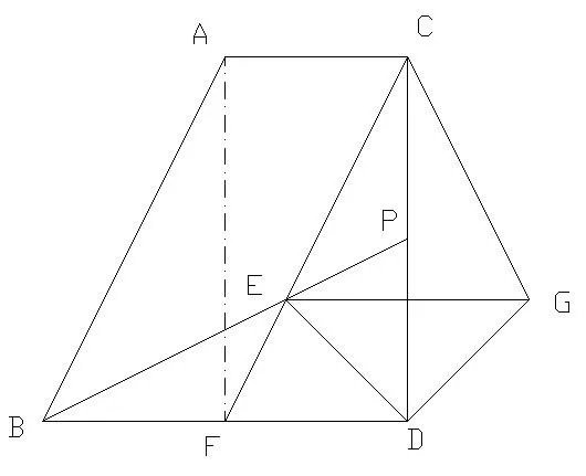 如图 直角梯形ABCD中