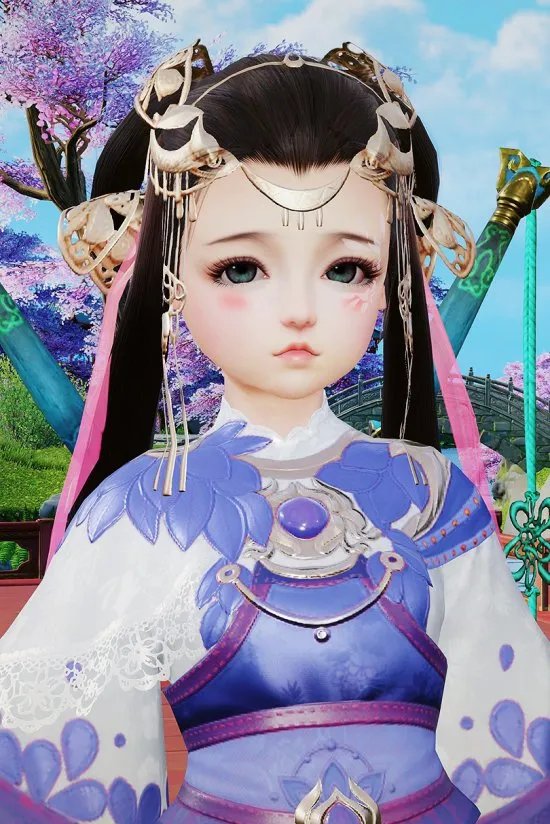 剑网3重制版萝莉捏脸 萌系萝莉脸数据分享