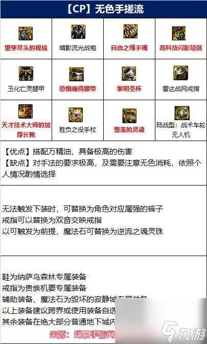 dnf死灵术士110级装备推荐 不同流派毕业装备选择