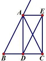 已知，如图，在三角形ABC中，AB=AC，AD=BC，