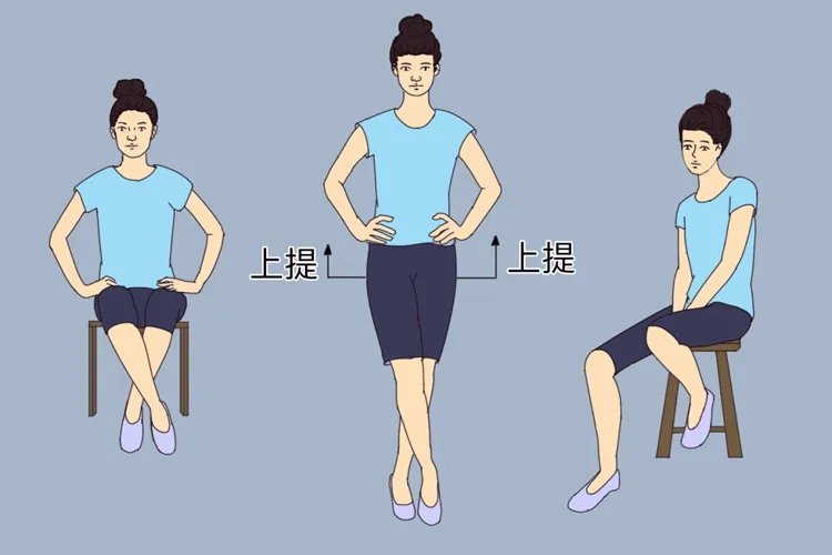 提肛运动怎么做图片